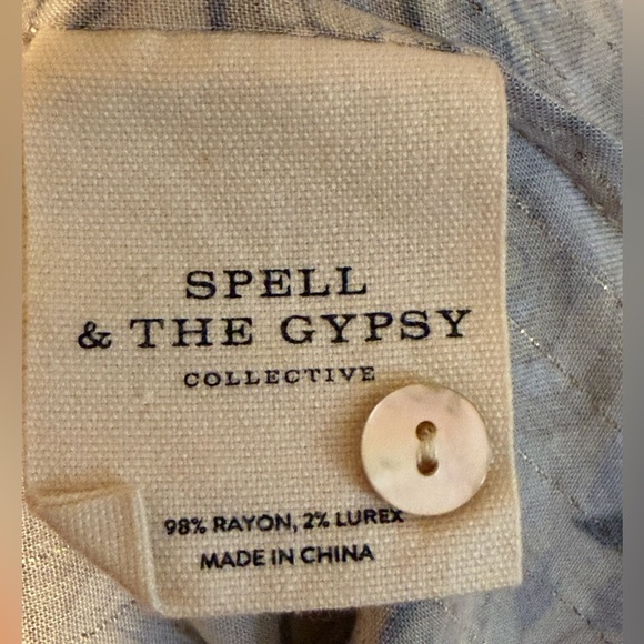 Spell & The Gypsy Oasis Paisley Floral Duster Size Small Medium - Picture 9 of 11